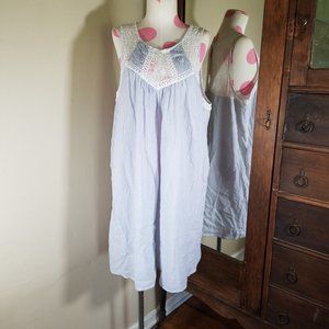 Sequin Hearts Striped Lace Dress XL